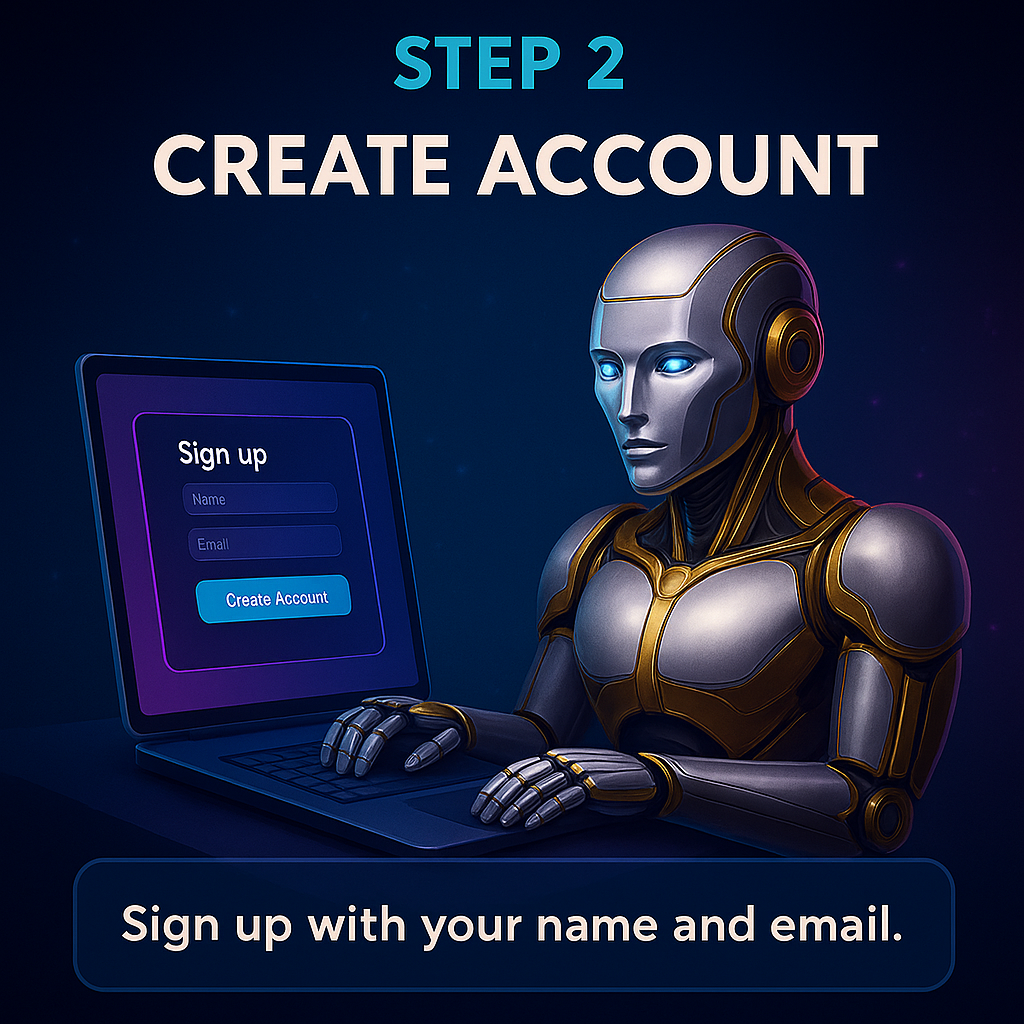 Step 2 – Create Account