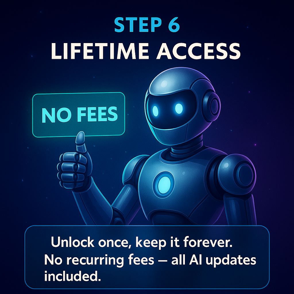 Step 6 – Lifetime Access